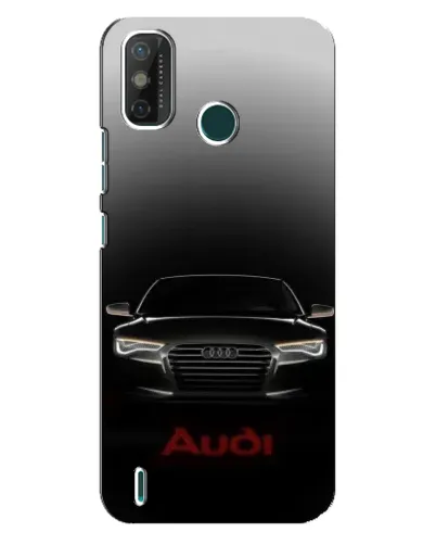 Чехол для TECNO Spark GO (2021) с картинкой «Audi — градиентный контур»