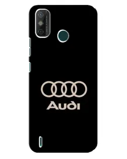 Чехол для TECNO Spark GO (2021) с картинкой «Audi — золотой логотип»