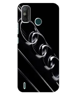Чехол для TECNO Spark GO (2021) с картинкой «Audi — абстрактные кольца»