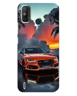 Чехол для TECNO Spark GO (2021) с картинкой «Audi — закат»