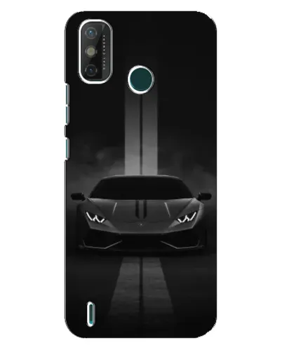 Чехол для TECNO Spark GO (2021) с картинкой «Lamborghini симметрия дорог»