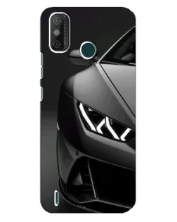 Чехол для TECNO Spark GO (2021) с картинкой «Lamborghini фары детализация»