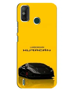 Чехол для TECNO Spark GO (2021) с картинкой «Lamborghini Huracan черный»