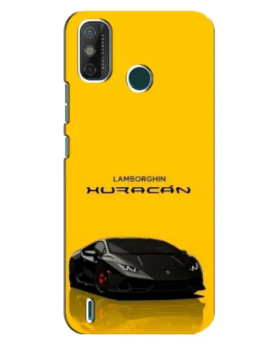 Чехол для TECNO Spark GO (2021) с картинкой «Lamborghini Huracan черный»