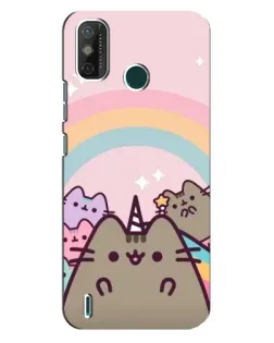 Чехол для TECNO Spark GO (2021) с картинкой «Единорог Pusheen»