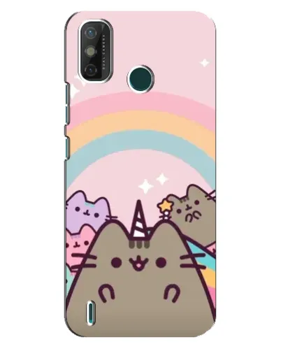Чехол для TECNO Spark GO (2021) с картинкой «Единорог Pusheen»