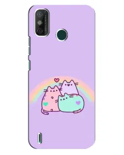 Чехол для TECNO Spark GO (2021) с картинкой «Радужные Пушины»