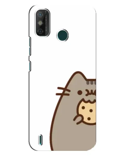 Чехол для TECNO Spark GO (2021) с картинкой «Пушин с печеньем»