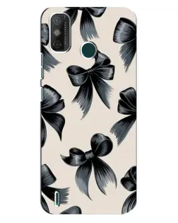 Чехол для TECNO Spark GO (2021) с картинкой «Банты Coquette»