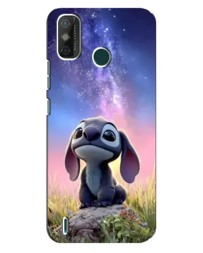 Чехол для TECNO Spark GO (2021) с картинкой «Стич на рассвете»