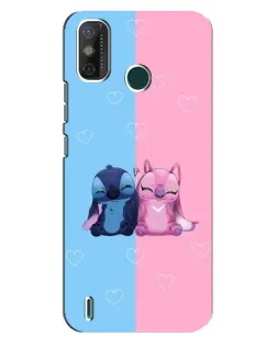 Чехол для TECNO Spark GO (2021) с картинкой «Stitch и Angel Love» Чехол для TECNO Spark GO (2021) с картинкой «Stitch и Angel Love»