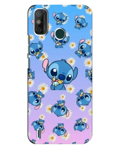 Чехол для TECNO Spark GO (2021) с картинкой «Паттерн со Стичем»