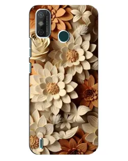 Чохол для TECNO Spark GO (2021) з картинкою «Бежевий флористичний декор» Чохол для TECNO Spark GO (2021) з картинкою «Бежевий флористичний декор»