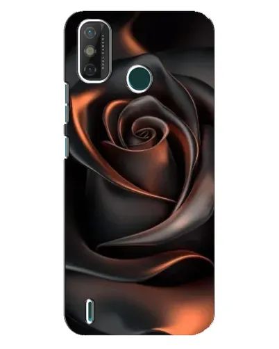 Чехол для TECNO Spark GO (2021) с картинкой «Шелковая черная роза» Чехол для TECNO Spark GO (2021) с картинкой «Шелковая черная роза»