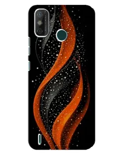 Чехол для TECNO Spark GO (2021) с картинкой «Огненная звездная волна»