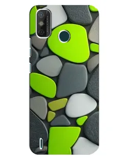 Чехол для TECNO Spark GO (2021) с картинкой «Яркая неоновая галька»