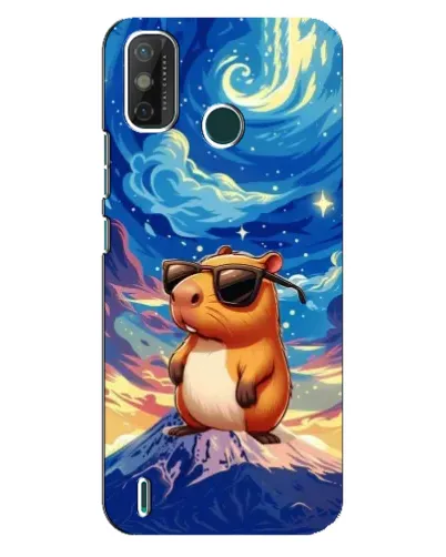 Чехол для TECNO Spark GO (2021) с картинкой «Капибара Ван Гога»