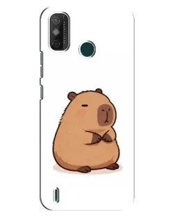 Чехол для TECNO Spark GO (2021) с картинкой «Толстенькая капибара»
