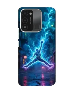 Чохол для TECNO Spark GO (2022) з картинкою «Jordan Gold Jumpman»