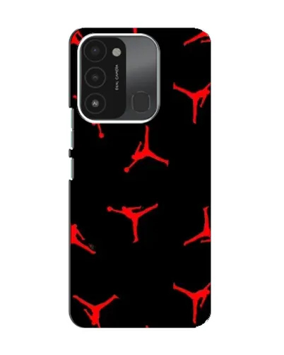 Чехол для TECNO Spark GO (2022) с картинкой «Jordan Red Pattern» Чехол для TECNO Spark GO (2022) с картинкой «Jordan Red Pattern»