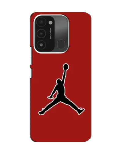 Чехол для TECNO Spark GO (2022) с картинкой «Jordan Red Back» Чехол для TECNO Spark GO (2022) с картинкой «Jordan Red Back»