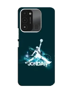 Чохол для TECNO Spark GO (2022) з картинкою «Jordan Blue Fire»