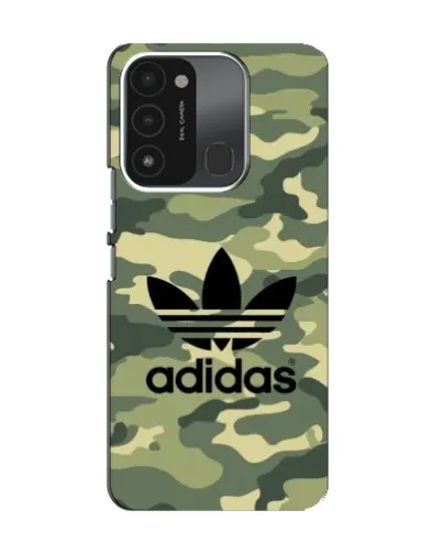 Чехол для TECNO Spark GO (2022) с картинкой «Милитари стиль Adidas» Чехол для TECNO Spark GO (2022) с картинкой «Милитари стиль Adidas»