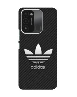 Чехол для TECNO Spark GO (2022) с картинкой «Adidas Карбоновая текстура»