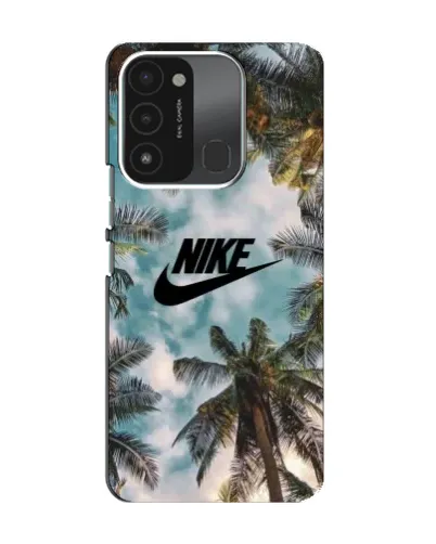 Чехол для TECNO Spark GO (2022) с картинкой «Тропический принт Nike» Чехол для TECNO Spark GO (2022) с картинкой «Тропический принт Nike»