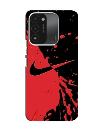 Чехол для TECNO Spark GO (2022) с картинкой «Красные брызги Nike» Чехол для TECNO Spark GO (2022) с картинкой «Красные брызги Nike»