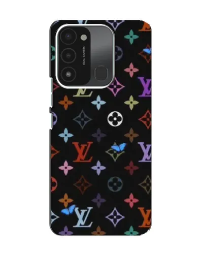 Чехол для TECNO Spark GO (2022) с картинкой «Цветная монограмма LV» Чехол для TECNO Spark GO (2022) с картинкой «Цветная монограмма LV»
