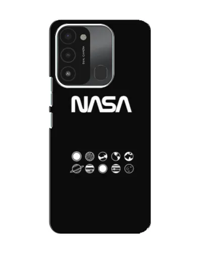 Чохол для TECNO Spark GO (2022) з картинкою «NASA — технічний принт»