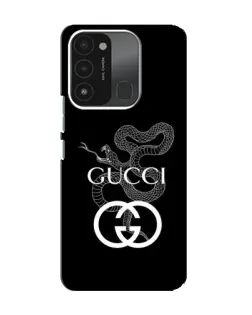 Чехол для TECNO Spark GO (2022) с картинкой «Gucci — серебряная змея»