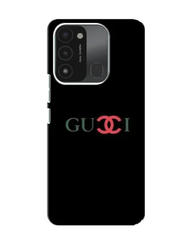 Чехол для TECNO Spark GO (2022) с картинкой «Gucci — красный градиент»