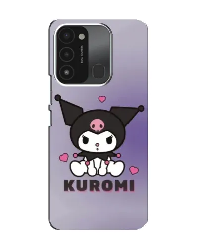 Чохол для TECNO Spark GO (2022) з картинкою «Kuromi — фіолетовий арт»