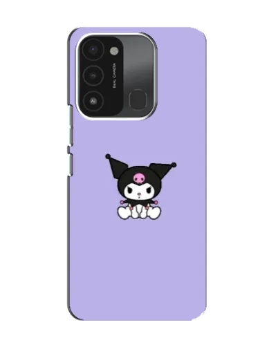 Чохол для TECNO Spark GO (2022) з картинкою «Kuromi — фіолетовий мінімалізм»