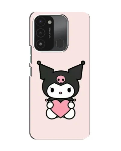 Чохол для TECNO Spark GO (2022) з картинкою «Kuromi та серце»