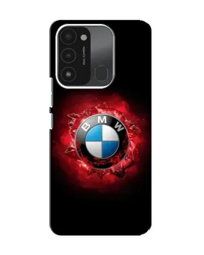 Чехол для TECNO Spark GO (2022) с картинкой «Логотип BMW — вспышка»
