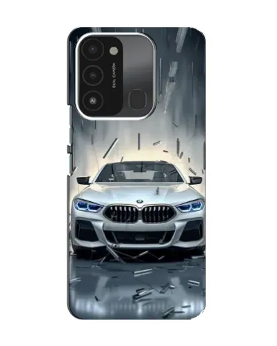 Чехол для TECNO Spark GO (2022) с картинкой «BMW в свете фар»