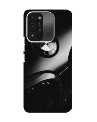 Чехол для TECNO Spark GO (2022) с картинкой «Эмблема BMW — макро»