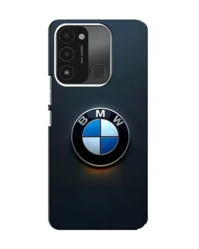 Чехол для TECNO Spark GO (2022) с картинкой «Логотип BMW — минимализм»
