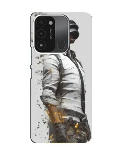 Чехол для TECNO Spark GO (2022) с картинкой «PUBG — боец в пыли»