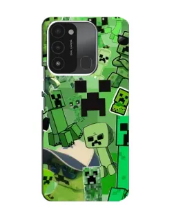 Чехол для TECNO Spark GO (2022) с картинкой «Криперы Minecraft» Чехол для TECNO Spark GO (2022) с картинкой «Криперы Minecraft»