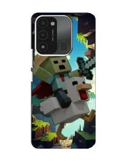 Чехол для TECNO Spark GO (2022) с картинкой «Стив и гусь» Чехол для TECNO Spark GO (2022) с картинкой «Стив и гусь»