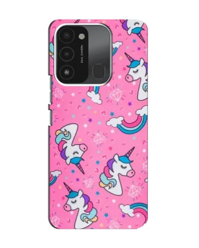 Чехол для TECNO Spark GO (2022) с картинкой «Unicorn паттерн розовый» Чехол для TECNO Spark GO (2022) с картинкой «Unicorn паттерн розовый»