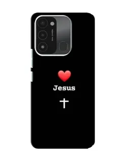 Чехол для TECNO Spark GO (2022) с картинкой «Сердце - Jesus» Чехол для TECNO Spark GO (2022) с картинкой «Сердце - Jesus»