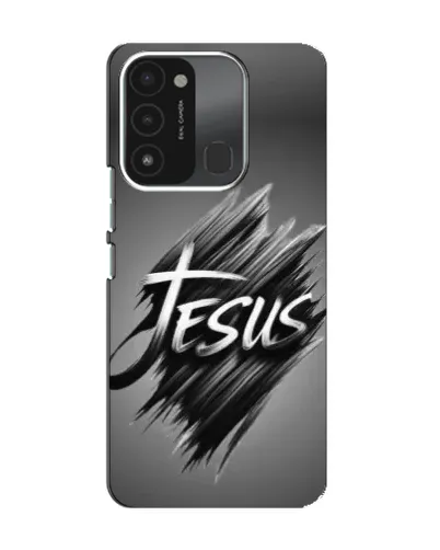 Чехол для TECNO Spark GO (2022) с картинкой «Надпись Jesus Graffiti»