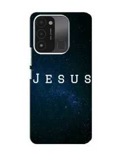 Чехол для TECNO Spark GO (2022) с картинкой «Звездное небо Jesus»