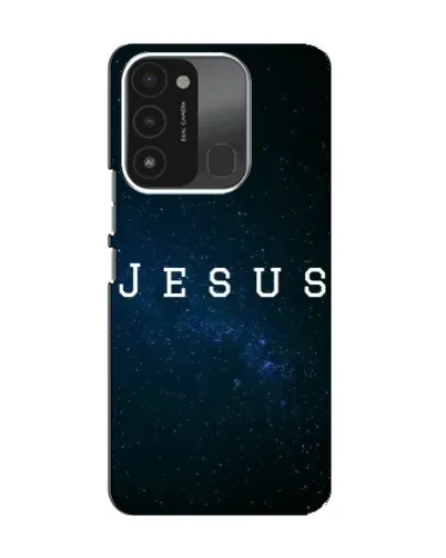 Чехол для TECNO Spark GO (2022) с картинкой «Звездное небо Jesus»