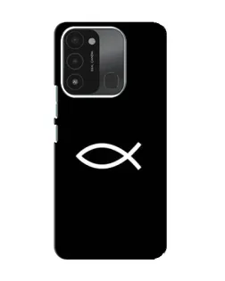 Чохол для TECNO Spark GO (2022) з картинкою «Символ риби Jesus» Чохол для TECNO Spark GO (2022) з картинкою «Символ риби Jesus»